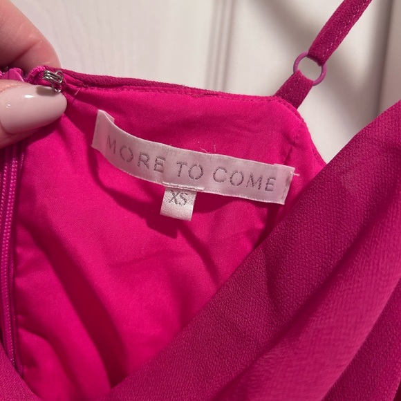 Chic Fuchsia Mini Dress - Picture 6 of 6